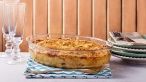 Suflê de bacalhau