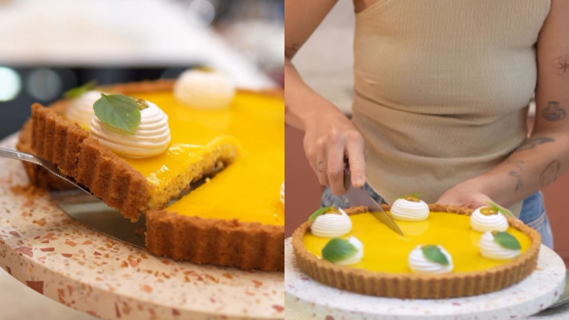 Torta de limão com maracujá de Masterchef: aprenda a receita da Marô