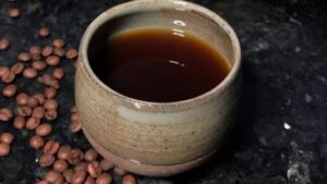 Sake com café e mel