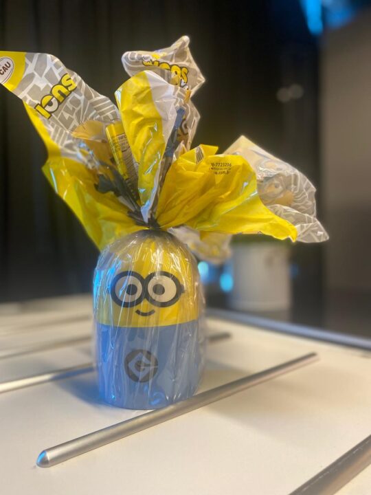 Chocolate ao leite com surpresa dos Minions, da Topcau, Grupo Marilan