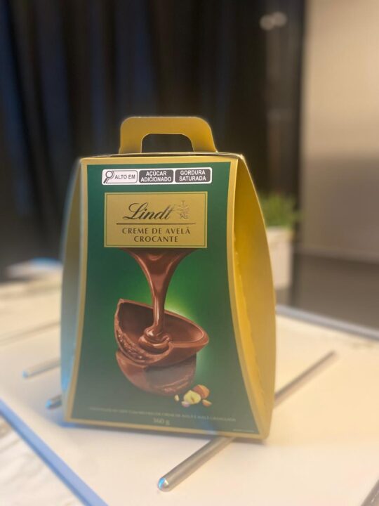 Creme de avelã crocante, da Lindt