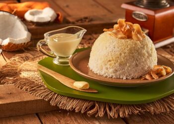 Cuscuz doce com arroz. Foto: Deline