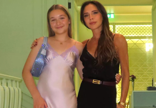 Harper, filha de David e Victoria Beckham. Foto: Reprodução