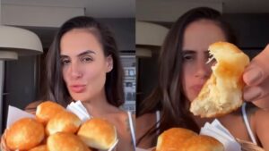 Bolinha de queijo na airfryer de apenas 2 ingredientes, de Carol Peixinho