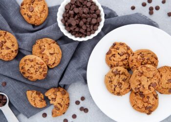 receita fácil de cookies de chocolate