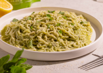 Macarrão proteico. Foto: Konjac Power