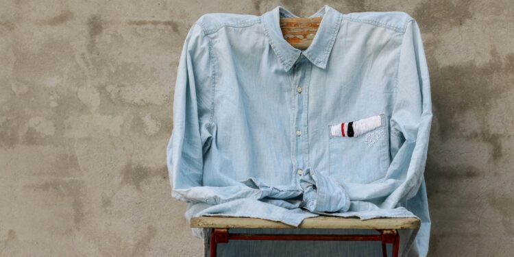 roupa amassada