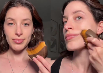 escovação facial