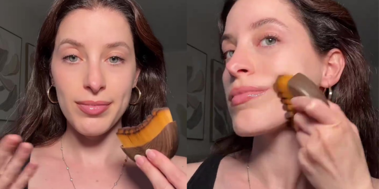 escovação facial