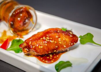 Tulipas de frango na air fryer