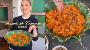 Salada de cenoura da Ma Tranchesi