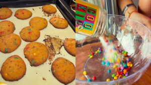 Com estes seis ingredientes, você consegue uma mistura para cookie no pote e levar para qualquer lugar