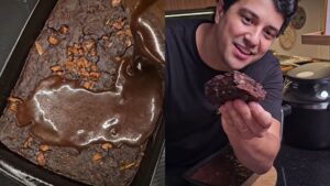 Com esta receita de bolo de chocolate, seu filho vai comer abobrinha