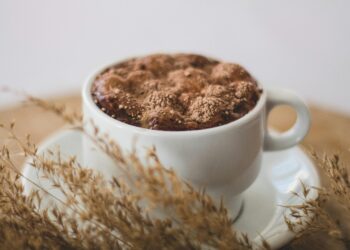 Bolo de caneca proteico com whey