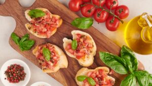 Bruschetta italiana com queijo: receita perfeita para fazer de entradinha