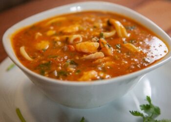 caldo de camarão