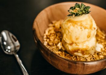 crumble de banana