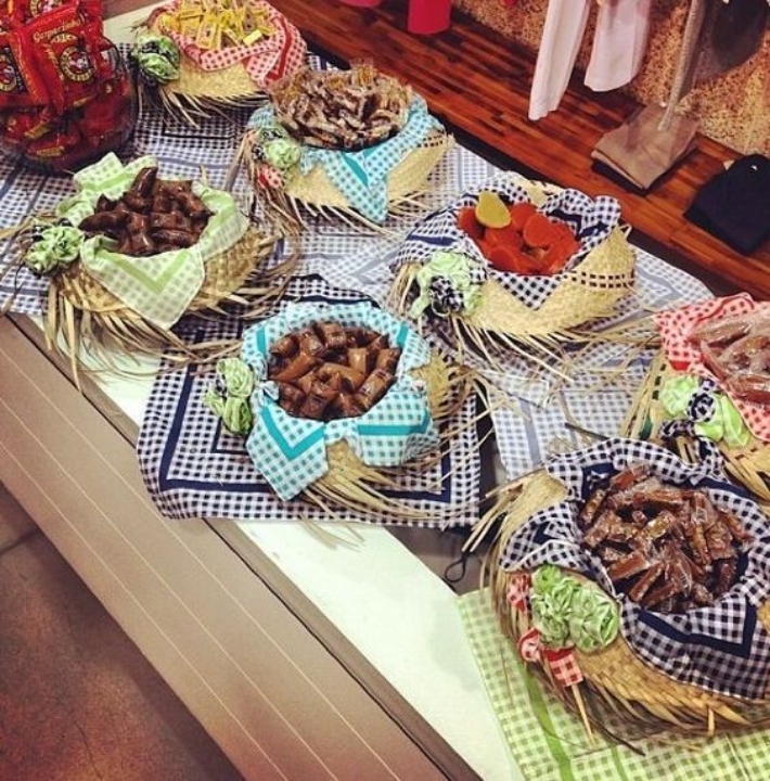 decoração da Festa Junina em casa