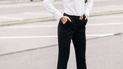 Legging em looks formais. Foto: Magnific