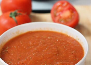 molho de tomate menos ácido