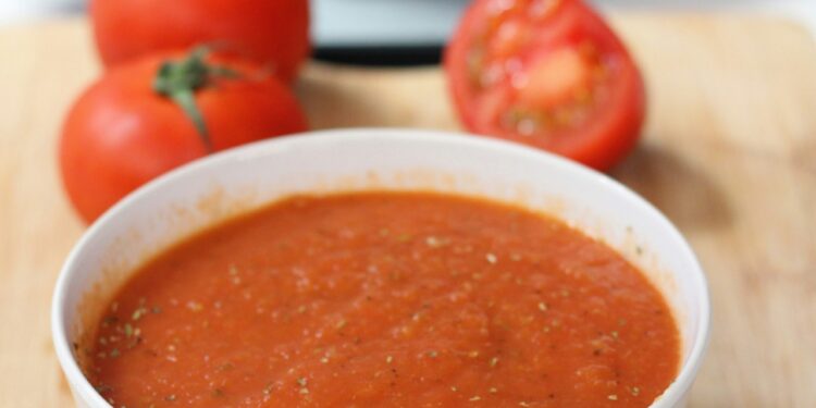 molho de tomate menos ácido
