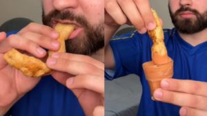 Palitinhos de tapioca na airfryer de apenas 3 ingredientes