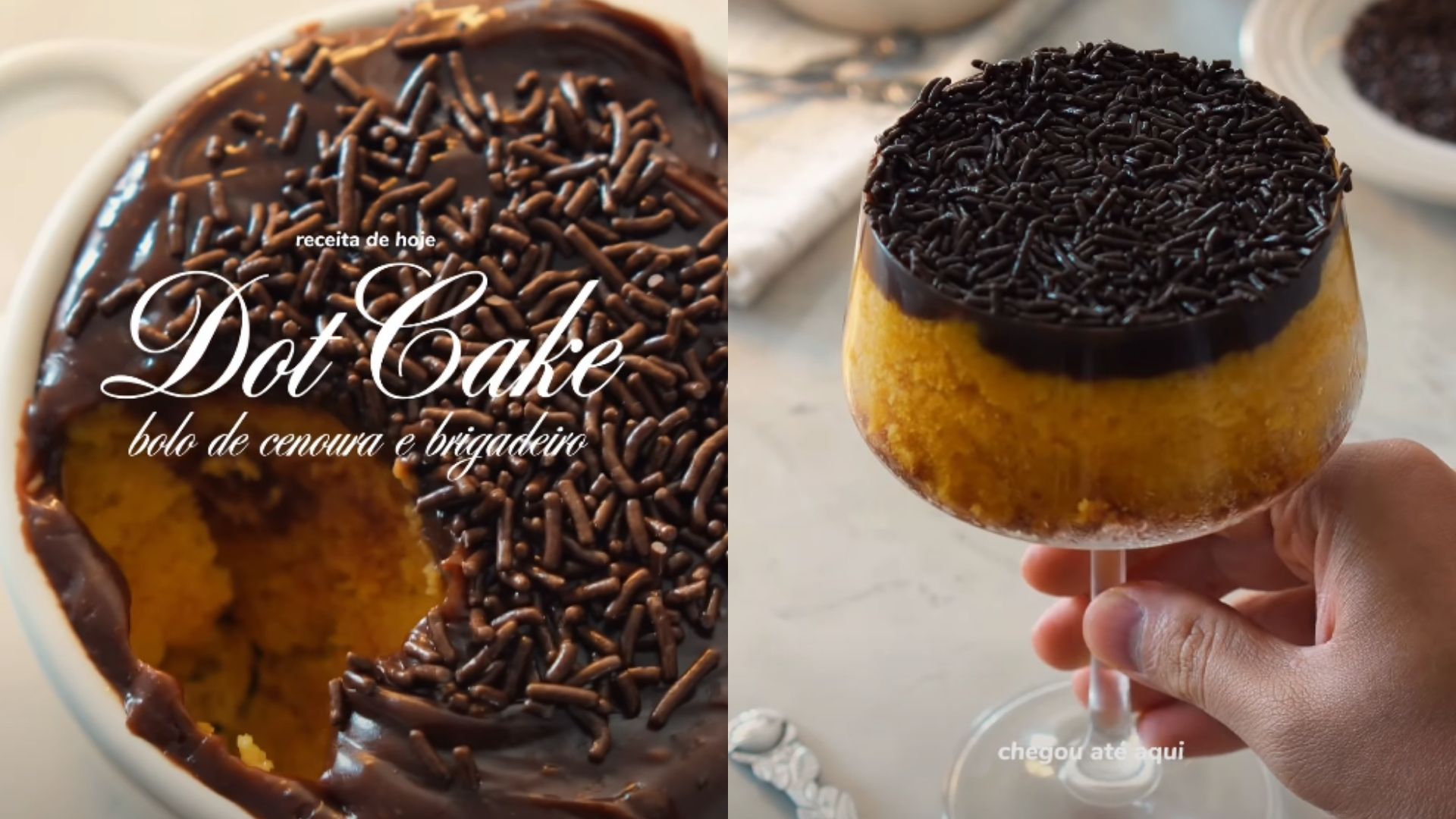 Dot Cake de bolo de cenoura; aprenda a fazer a nova receita viral abrasileirada