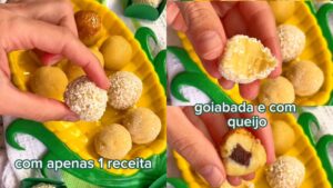 Brigadeiro de milho com 2 tipos de recheio para você aprender