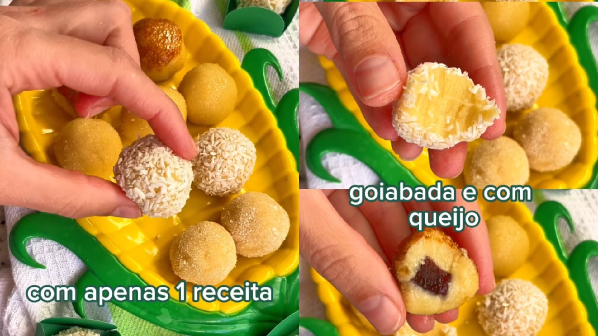 Brigadeiro de milho com 2 tipos de recheio para você aprender