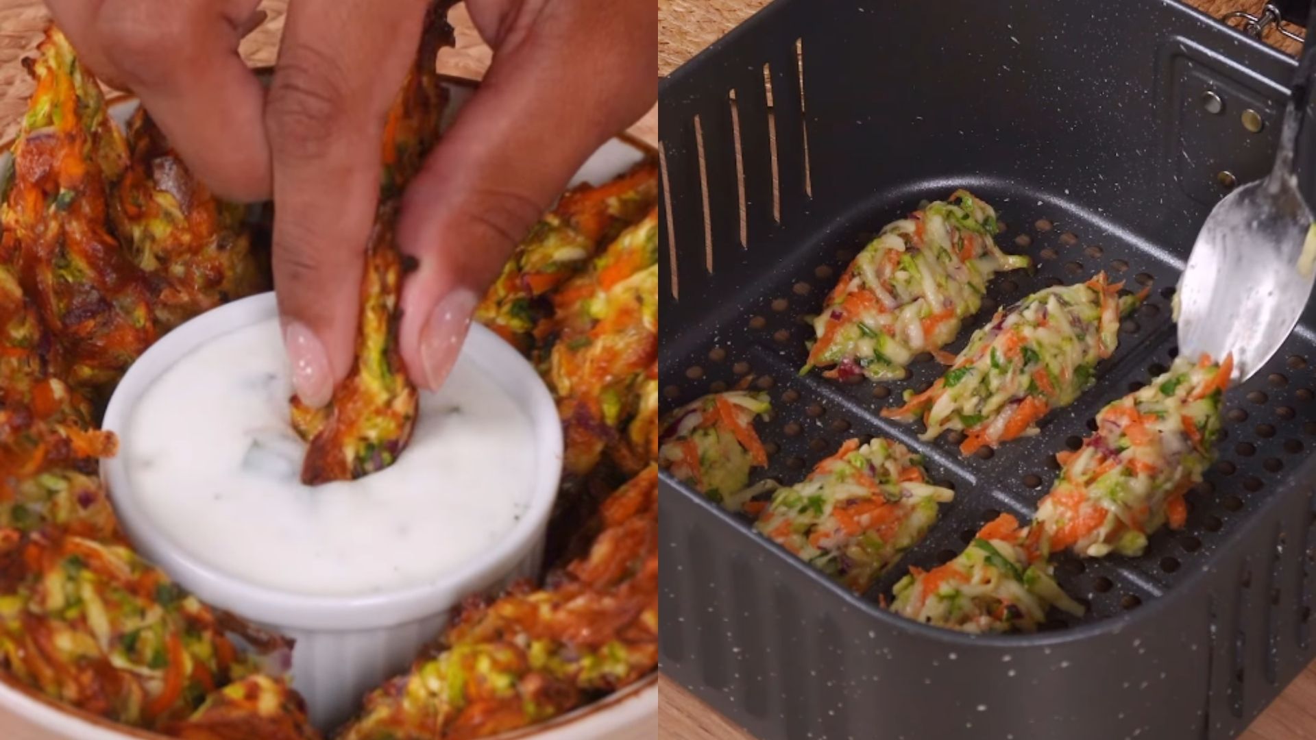 Bolinho de abobrinha na AirFryer