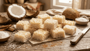 Receita de cocada caseira tradicional: o segredo para ficar durinha por fora e úmida por dentro