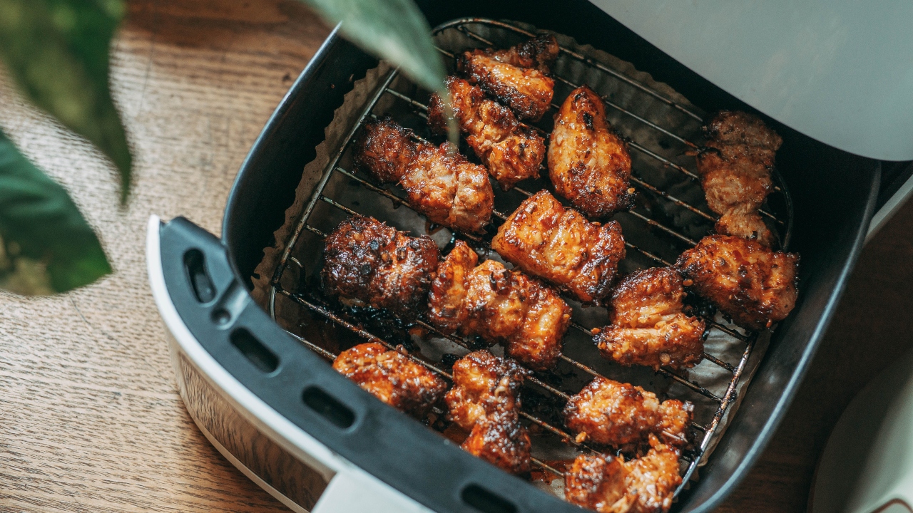 carne bovina na air fryer