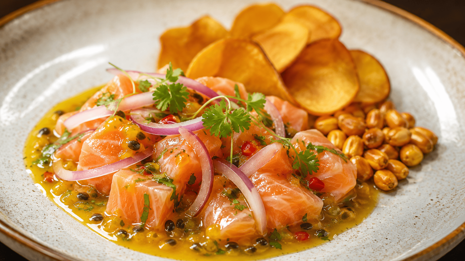 Receita de ceviche de salmão com maracujá: o prato de restaurante chique pronto em 15 minutos