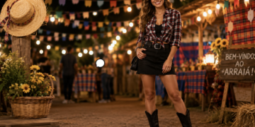 Looks de festa junina fora do óbvio. Foto: ChatGPT