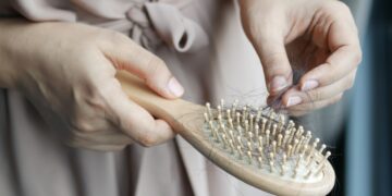 Queda de cabelo feminina
