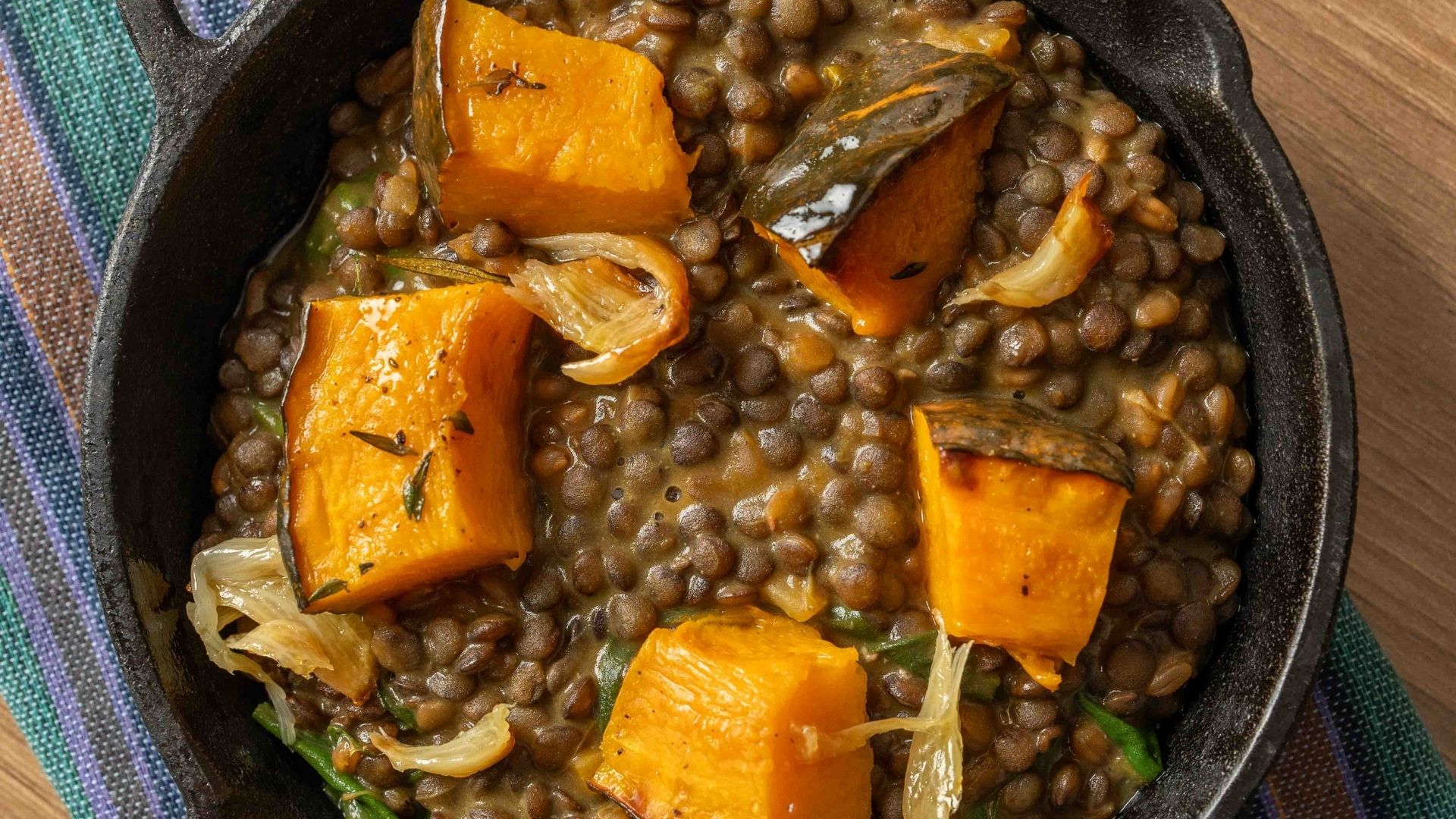 Abóbora com lentilha e especiarias; saiba todas as dicas da chef Manu Buffara