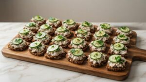 Receita de canapé de atum deixa a mesa de petiscos mais leve e saborosa